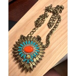 Premier Design Reversible Statement Necklace Women Multi Good Sunburst Boho